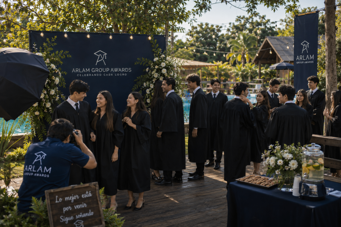 Sesión fotográfica de graduación