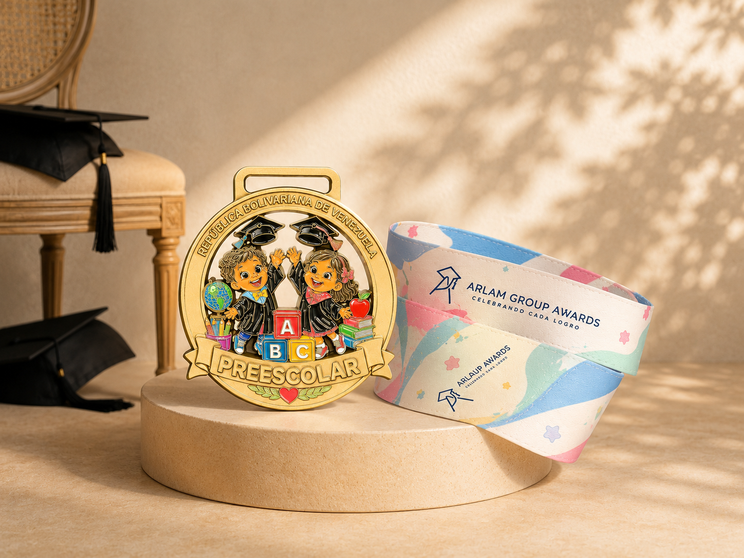 Medalla 3D, 70mm