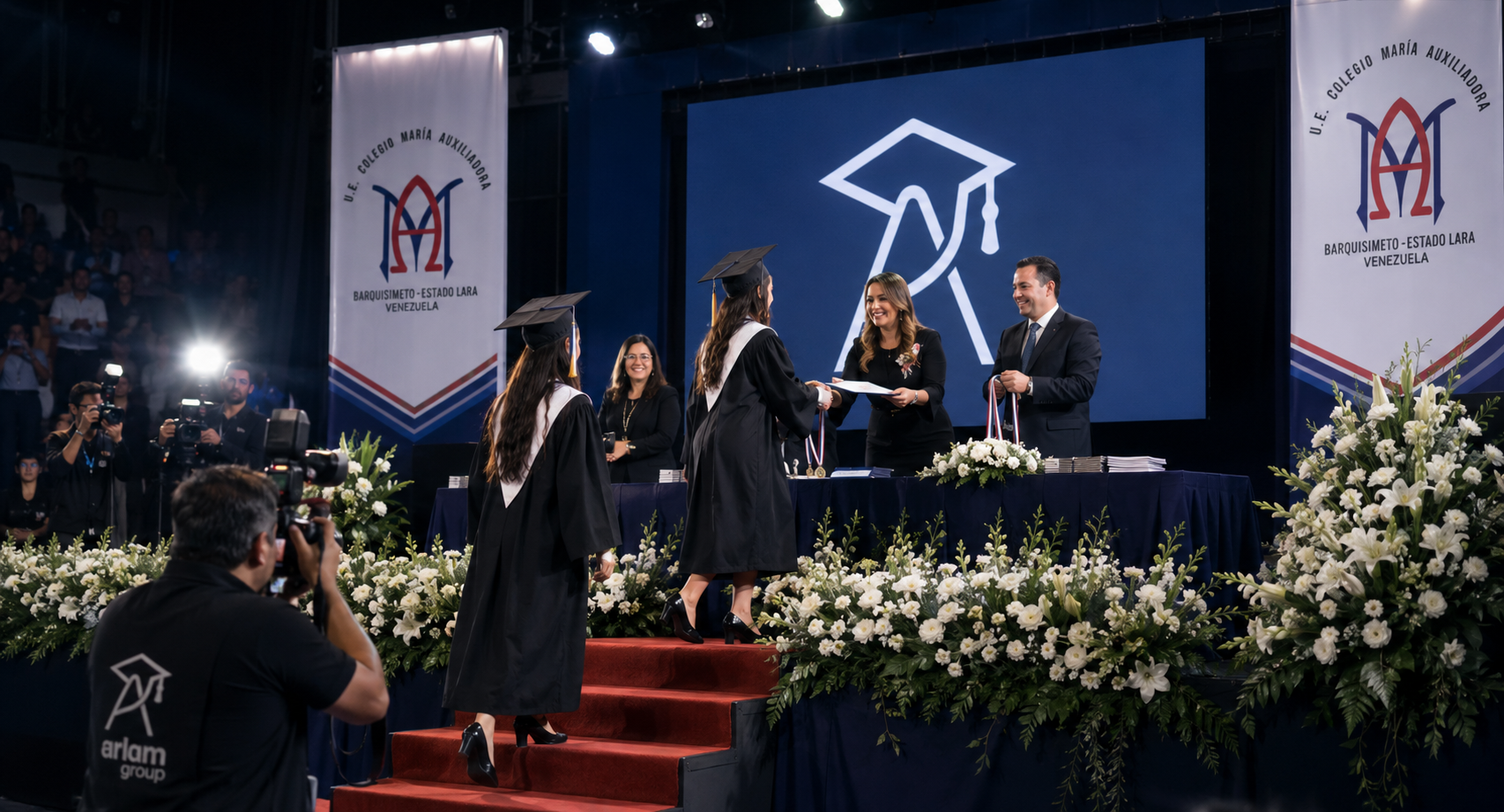 Ceremonia de graduación producida por ARLAM