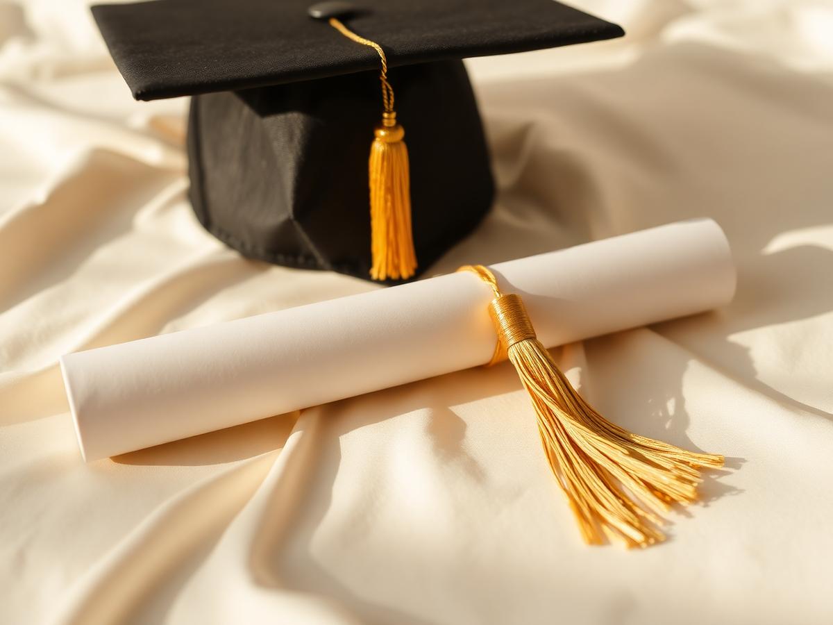 Diploma y birrete